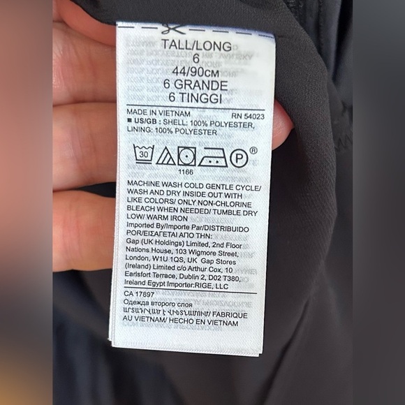 Banana Republic Elegant Black Satin Twisted Halter Maxi Dress 6 Tall - Picture 7 of 8